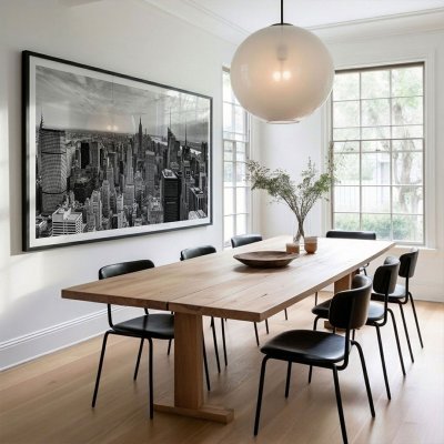 Oversize framed posters