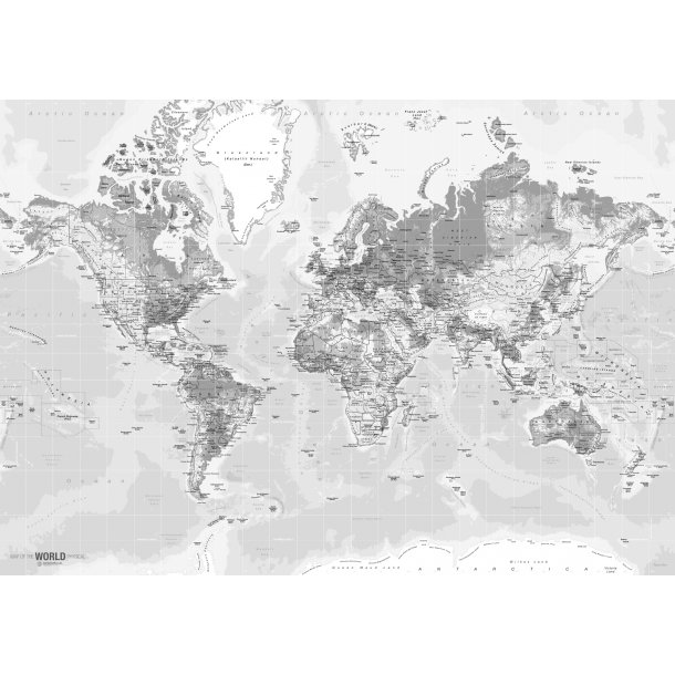 World Map - Light