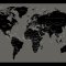 World Map - Gunmetal - Vand