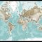 Pin Board - WorldMap - Winter