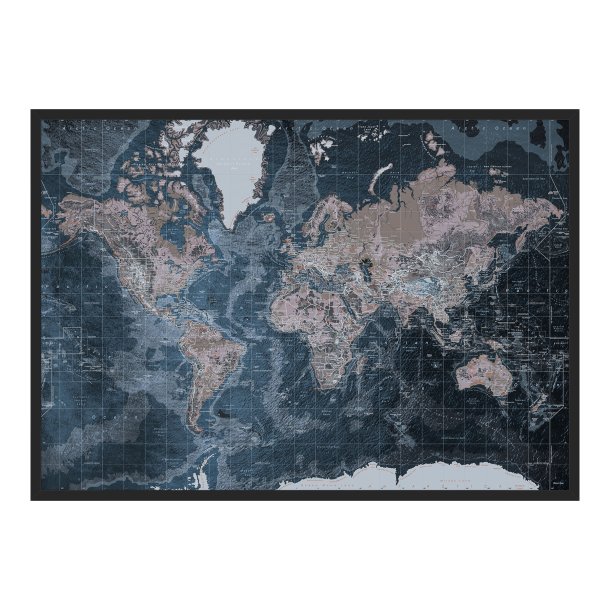 Pin Board - World Map - Modern