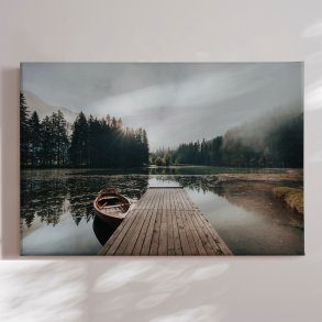 Canvas - Tranquil Lake Dock - Jakob Remar