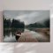 Canvas - Tranquil Lake Dock - Jakob Remar