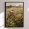 Canvas -  Vintage Bike Daisy Field - Andreas Magnusson