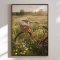 Canvas -  Vintage Bike Daisy Field - Andreas Magnusson
