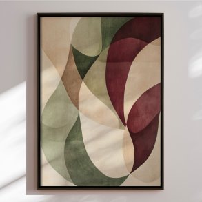 Canvas in black frame - Earthbound