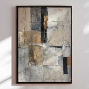 Canvas in black frame - Concrete Dreams