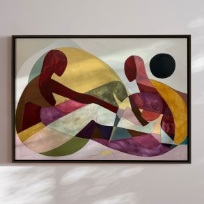 Canvas in black frame - Harmony of Two
