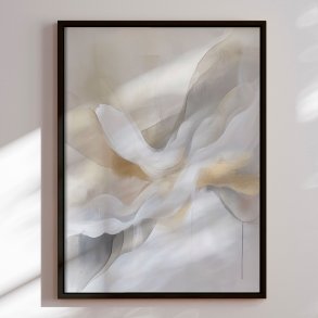 Canvas in black frame - Celestial Flow