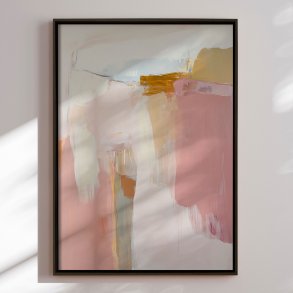 Canvas in black frame - Dream in Pink