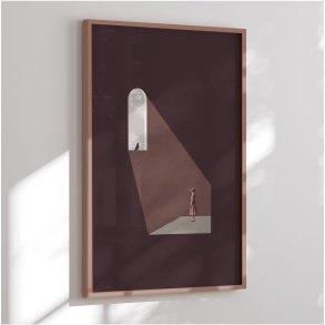 Colormatch framed poster - Into the Light - Maarten Lon