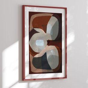 Colormatch framed poster - Layers of Earth - Treechild