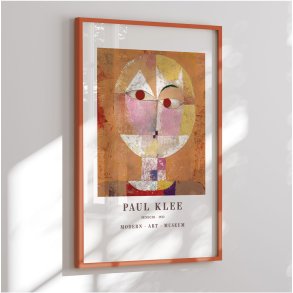 Colormatch framed poster - Cubist Face Mosaic - Paul Klee