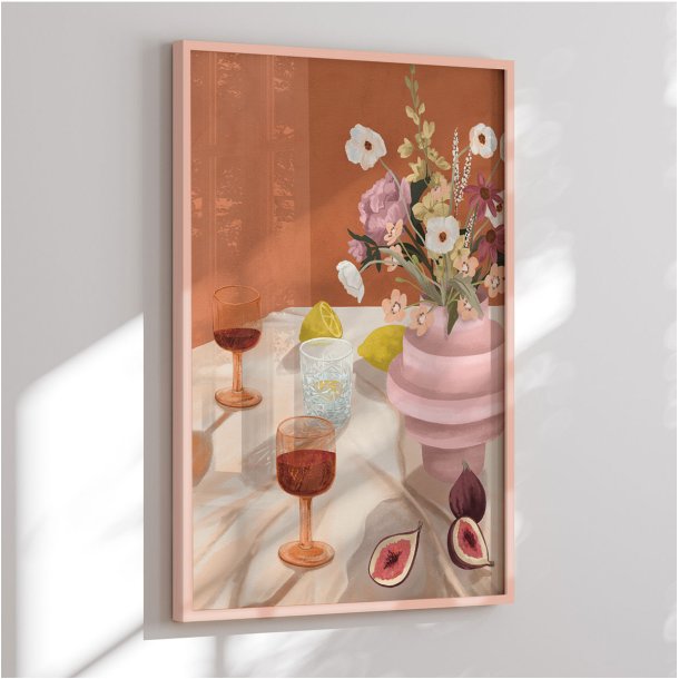 Colormatch indramninger - Flowers & Figs - Goed Blauw