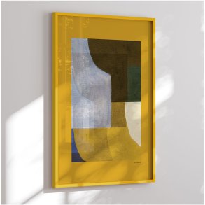 Colormatch framed poster - Yellow Thinking - Mareike Bhmer
