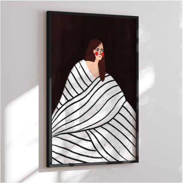 Colormatch indramninger - The Woman With Black and White Stripes - Bea Mller