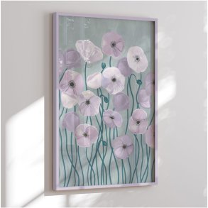 Colormatch framed poster - Pastel Flowers - EMELIEmaria