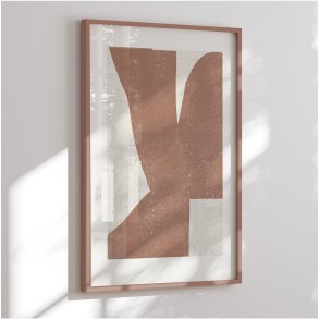 Colormatch framed poster - Earth Tones Harmony - THE MIUUS STUDIO