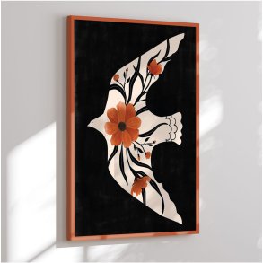 Colormatch framed poster - Flower Bird - Elena Ristova
