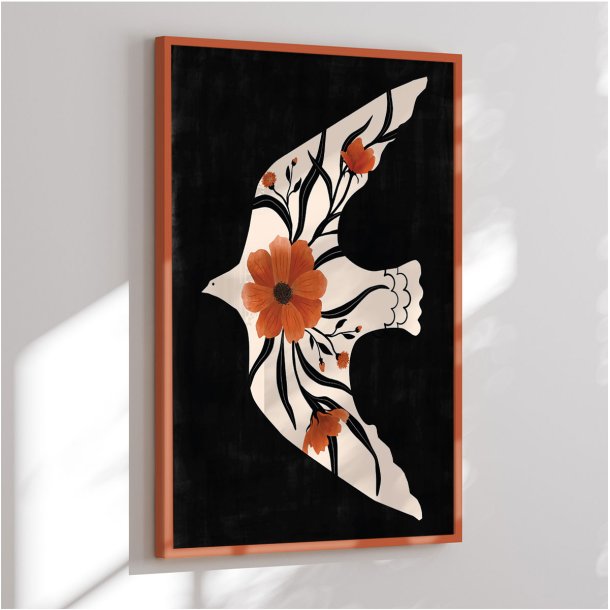 Colormatch indramninger - Flower Bird - Elena Ristova