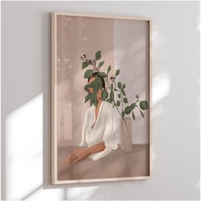 Colormatch framed poster - Hidden in Foliage - City Art