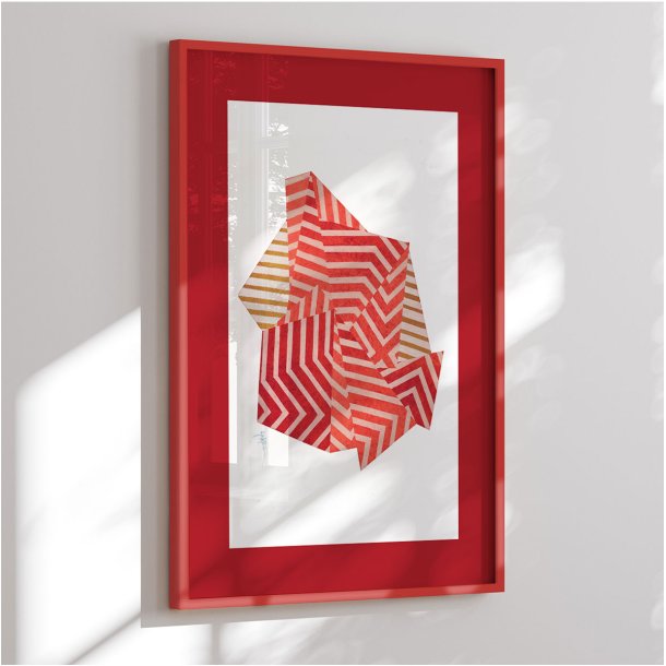 Colormatch indramninger - Zen Stone VI. (red version) - Paulina Vrregn