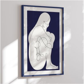 Colormatch framed poster - Just Me