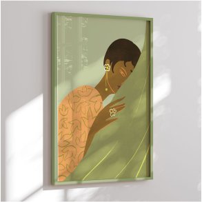 Colormatch framed poster - Whispered Secrets - Arty Guava