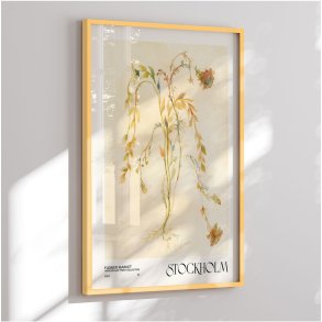 Colormatch framed poster - Vintage Plant - NKTN