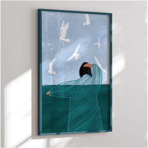Colormatch framed poster - Seaside Serenity - Bea Mller