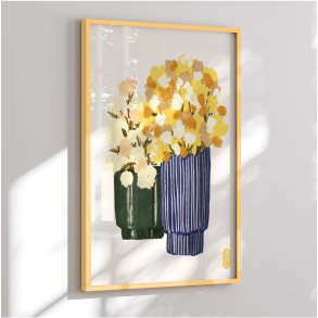 Colormatch framed poster - Blooming Vases - Dianne Nicole Fernando