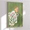 Colormatch indramninger - The Woman With Pink Vase - Bea Mller