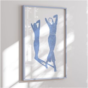 Colormatch framed poster - My Shadow - Jenny Liz Rome