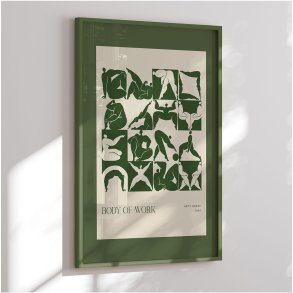Colormatch framed poster - Body of Work - Arty Guava