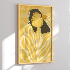 Colormatch framed poster - Mrs. Shy - Sannel Larson