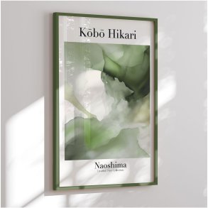 Colormatch framed poster - Whispering Greens - Treechild