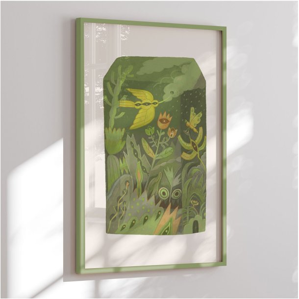 Colormatch indramninger - Whimsical Nature Inspired Landscape - Hieuchau