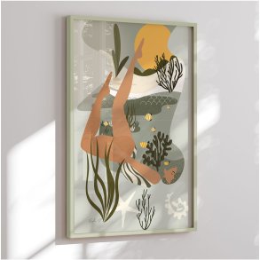 Colormatch framed poster - Underwater Dreams - Ralu S