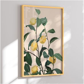 Colormatch framed poster - Citrus Serenity - City Art