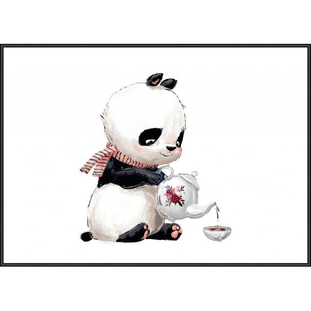 Playful Panda Teatime