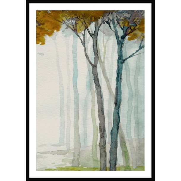 Watercolor Forest II