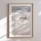 Framed poster - Serene Beach Wash