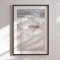 Framed poster - Serene Beach Wash
