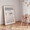 Framed poster - Serene Beach Wash