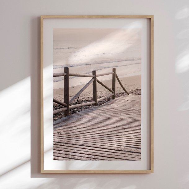 Framed poster - Peaceful Ocean Boardwalk