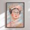 Framed poster - Pastel Frida - Melloi Art Prints