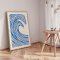 Framed poster - Great Blue Wave - Merel Takken