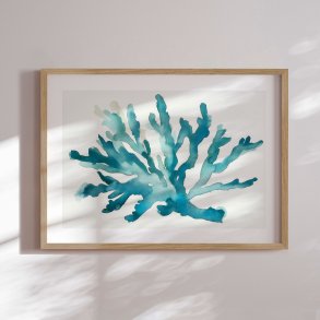 Indramning - Turquoise Coral - Kathrin Pienaar