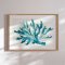 Framed poster - Turquoise Coral - Kathrin Pienaar