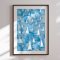 Indramning - Blue Sailboats - Nic Squirrell